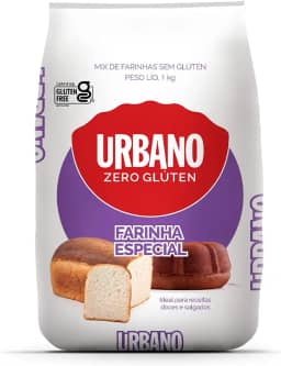 Urbano, Farinha Mix, Mix de Farinhas sem Glúten - 1 kg