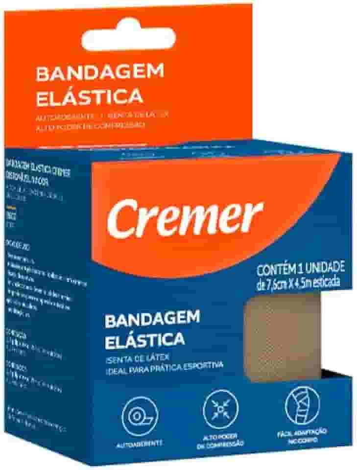 Cremer Bandagem Elástica Bege 7.6 X 4.5M