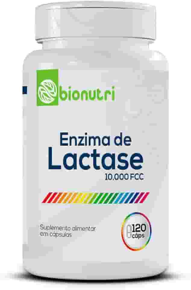 Enzima Lactase Premium 10.000 Fcc 120 Cápsulas Intolerância Lactose Bionutri