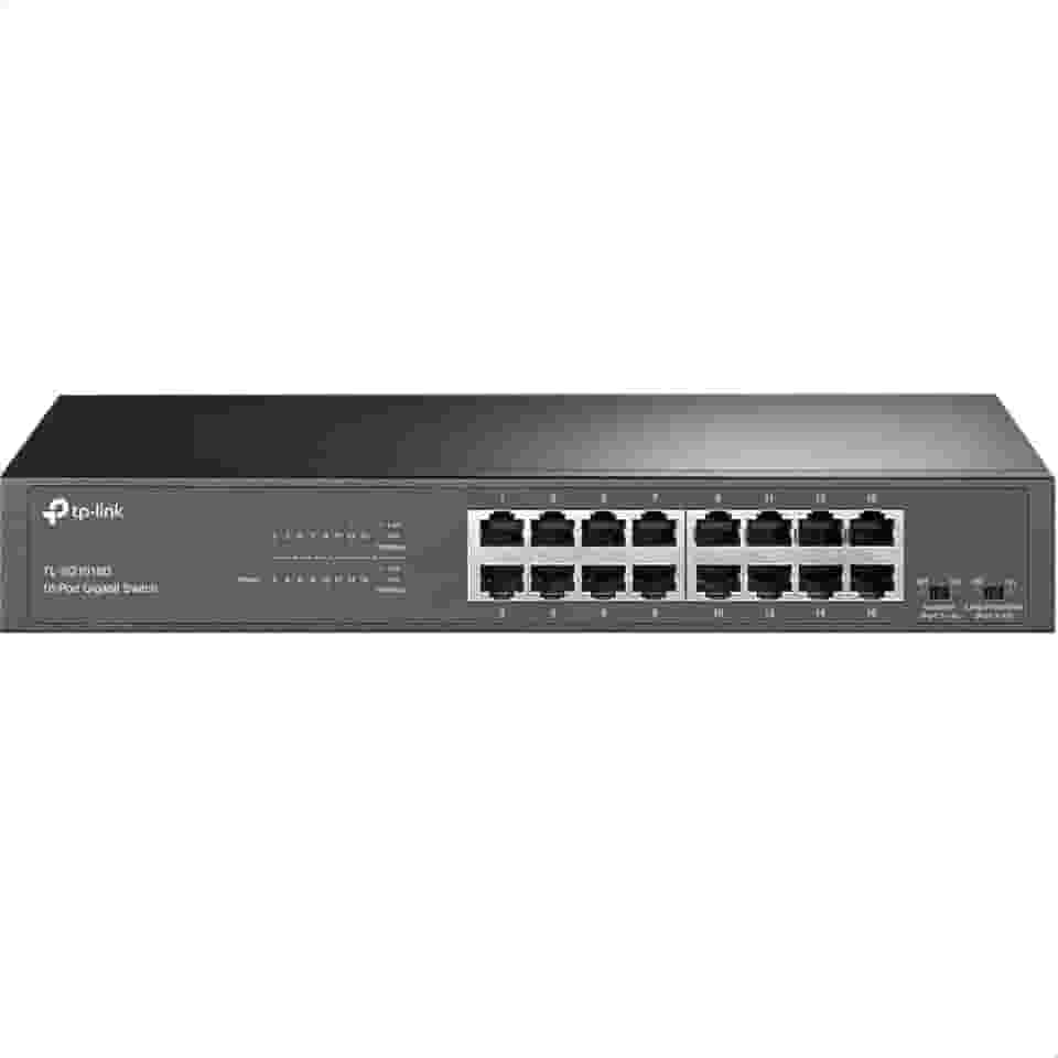 Switch 16 portas TP-Link TL-SG1016D - Gigabit