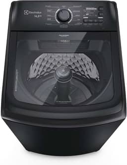 Electrolux Máquina de Lavar Electrolux 14,5kg Preta Efficient Cesto Inox, Jet&Clean e Filtro Fiapos (LEP15) 127V