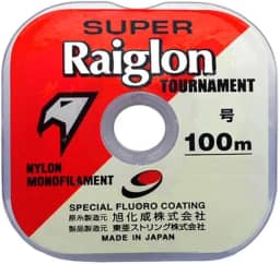 Linha Monofilamento Super Raiglon 0.28mm 17.7lbs 8k 100m Branca