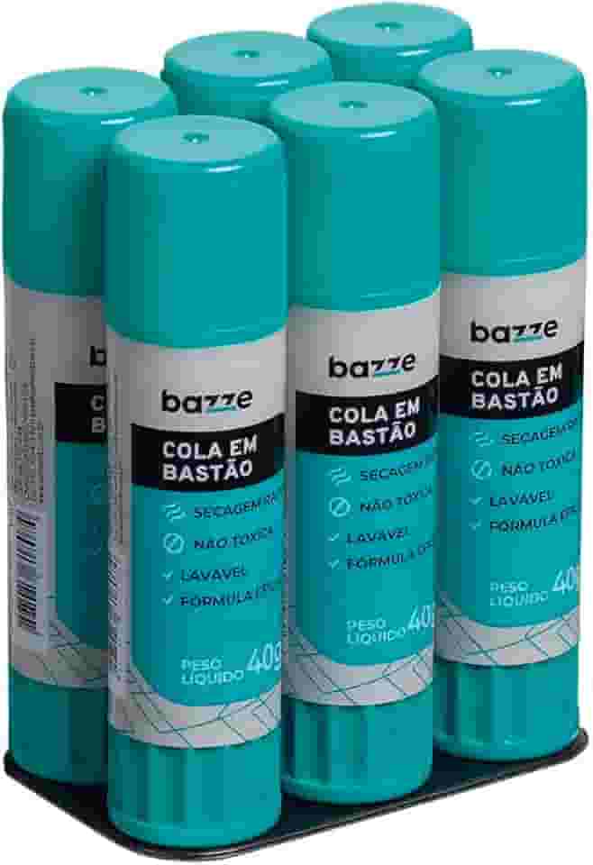 Cola Bastão Bazze 40 G Shrink 6 Unidades