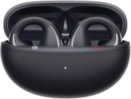 Fones de Ouvido Abertos QCY Crossky C30, Fones Bluetooth 5.4 com Clipe, Conforto Leve, Ajuste Estável, 25 Horas de Reprodução (Preto)