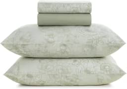 Jogo de Cama Lençol Queen Percal 160 fios Karsten 100% Algodão Toque Macio 4pçs (Rebeca)