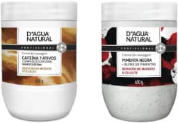 Kit Dagua Natural Cafeína Termoativador e Pimenta Negra Redutor de Medidas 650g