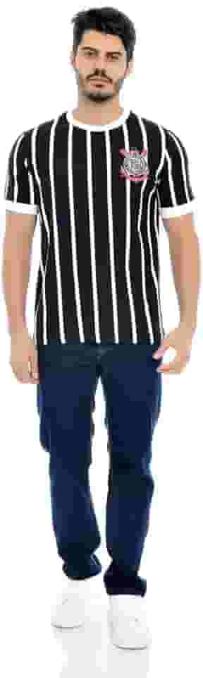 Camisa Corinthians Listrada Retrô Democracia, Masculina