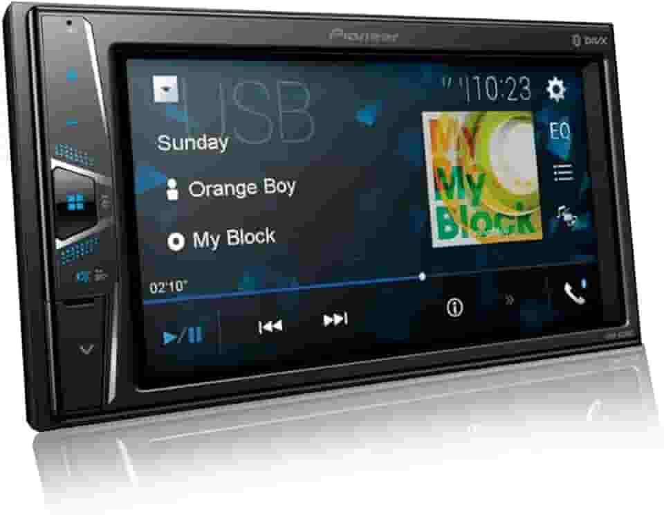 Central Multimidia Pioneer DMH-G228BT 2 Din 6,2 pol Touch BT USB AUX