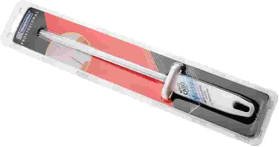 Chaira Estriada Aço 8 Profissional, Tramontina, Profissional 24641188, Branco