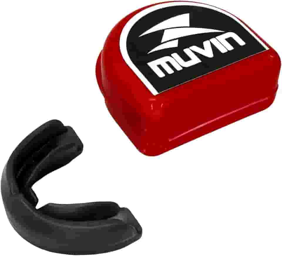 Muvin Protetor Bucal Profissional – Moldável – Com Estojo – Proteção - Lutas – Esportes de Contato - Artes Marciais – Boxe – Muay Thai – Jiu Jitsu – Judô – Karate – Taekwondo – Kung Fu - MMA - Unissex