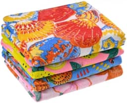 Kit com 03 Toalhas de Praia Gigante Banhão Microfibra Super Absorção