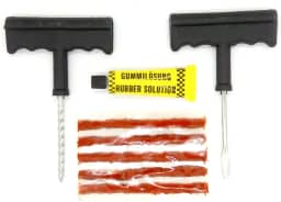 Kit Reparo Remendo Pneu Sem Câmara Carro Moto socorro