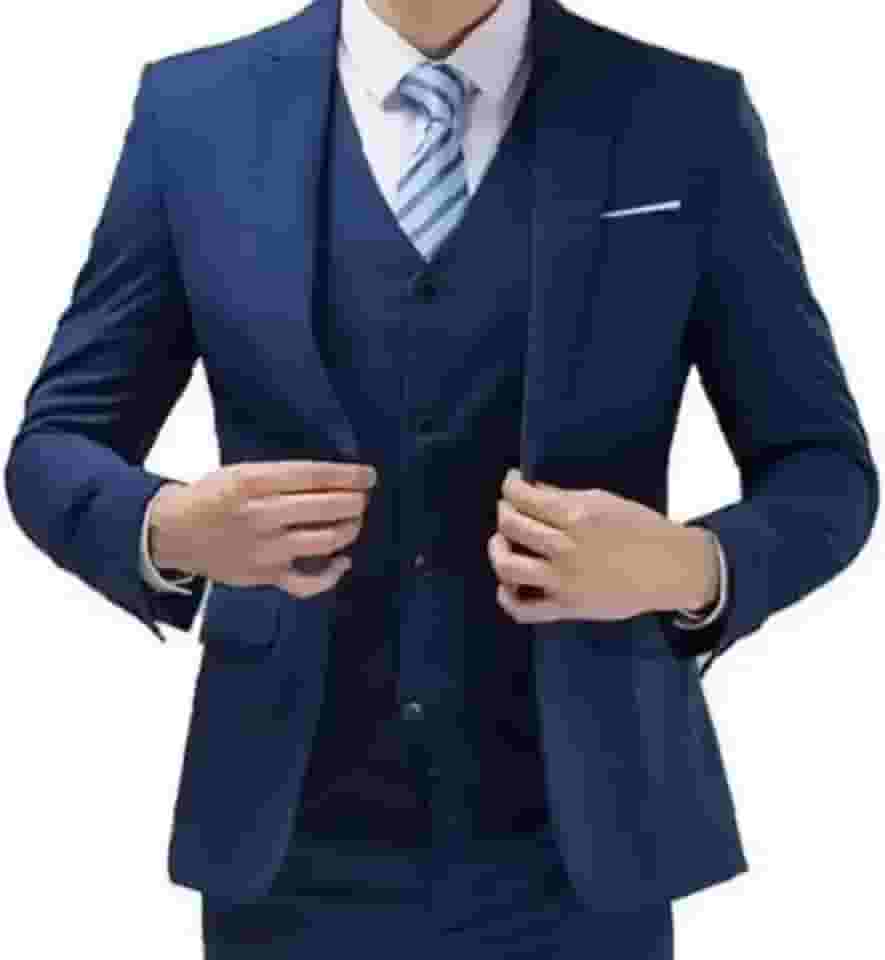 Terno Masculino Slim Premium - Paleto-Calça-Colete