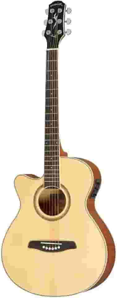 Violão Strinberg Eletroacústico Berlin Be30c Natural Fosco Canhoto Artístico