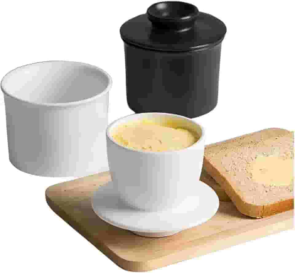 Manteigueira Francesa Em Cerâmica Manhattan Porta Manteiga