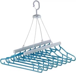 Varal Cabideiro 8 Cabides Retrátil Pratico Resistente Multiuso Compacto