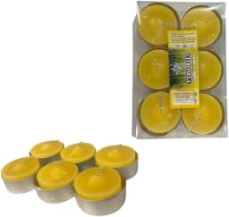 META ATACADO, Kit 6 Velas Citronela Rechaud Difusor Flutuante Fondue