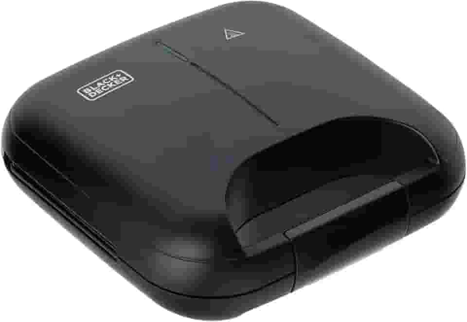 BLACK+DECKER Grill Elétrico e Máquina de Waffle 2 em 1, Sanduicheira Grill com Chapas Antiaderente, Ideal para Waffles, Carnes e Outros Alimentos, Modelo GW750, 220V