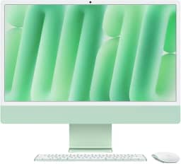 Apple 2024 iMac (de 24 polegadas, Chip M4 da Apple com CPU de 10 núcleos e GPU de 10 núcleos, 16GB Memória unificada, de 256 GB) - Verde