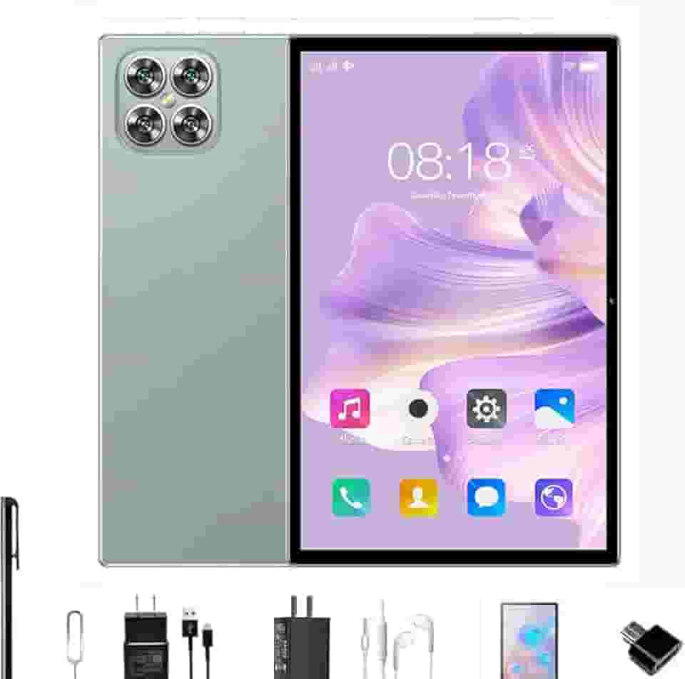 Tablet K11 12 GB de RAM + 512 GB de ROM, tela imersiva de 10,1 polegadas, 16 MP + 32 MP, 5G, Wi-Fi, Bluetooth, Android 13 (Cinza)