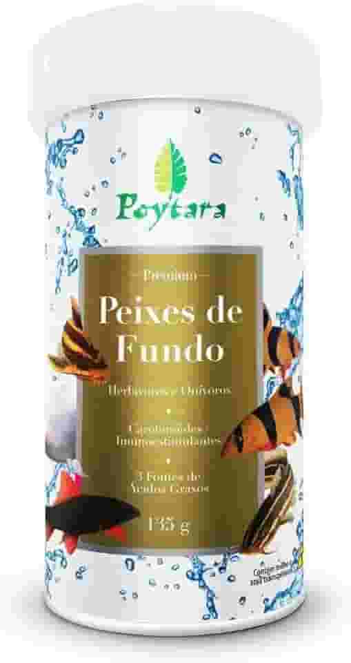 Poytara Ração Peixes De Fundo 135G Para Peixes