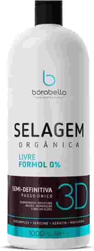 BORABELLA Sealant Silk 3D Semi Definitiva Orgânica Sem Formol 1000 Ml Tb Borabella