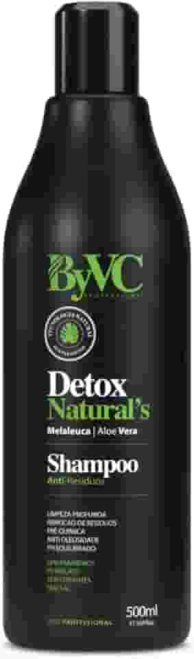 Shampoo Detox Antirresíduos ByVC 500ml – Limpeza Profunda, Controle de Oleosidade e Ação Refrescante com Aloe Vera e Melaleuca