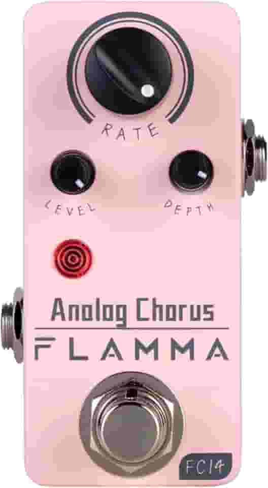 FLAMMA Pedal Chorus, Fc14, Efeitos Analógicos Para Guitarra True Bypass, Portátil, Durável, Metal Shell