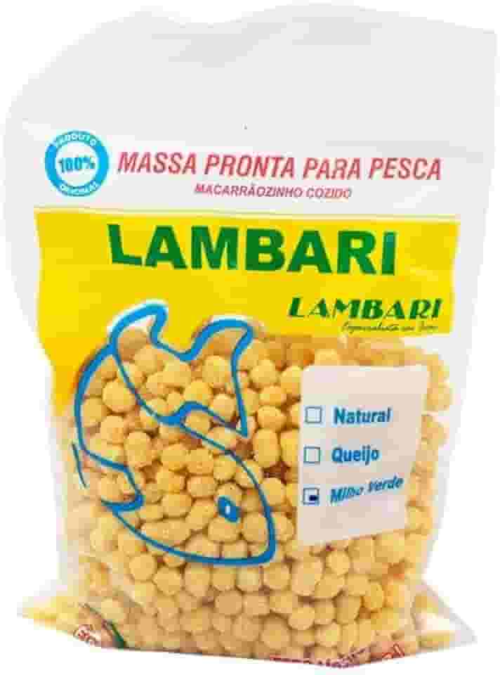 Massa Massinha Pesca Natural Cozida Milho Lambari 100g 6 Und