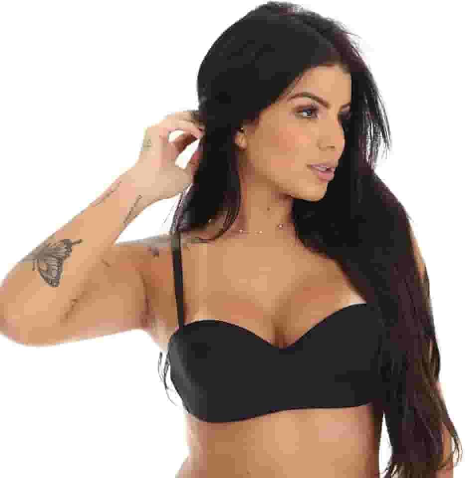 Sutiã Tomara Que Caia Com Bojo Alça Removível Fristyle Poliamida Feminino Adulto