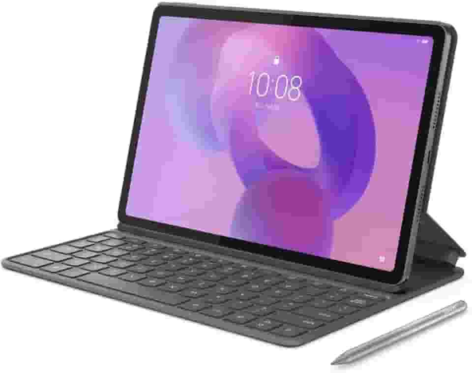 Tablet Lenovo Idea Tab Octa Core 8GB RAMB 128GB Com Capa Teclado e Caneta - ZAFR0857BR Luna Grey