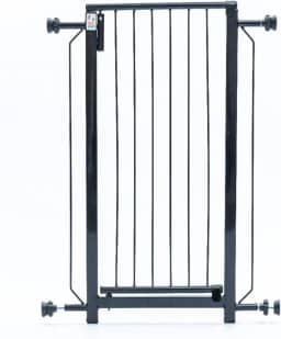 Portão Grade Proteção Para Cães Studio Flat Porta Vão 60cm Preto NF Pet Modelo Clássico Limitar Espaço Escada Segurança