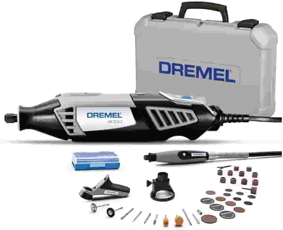 Dremel 4000 Microrretífica com 3 Acoplamentos, 36 Acessórios e Maleta 127V