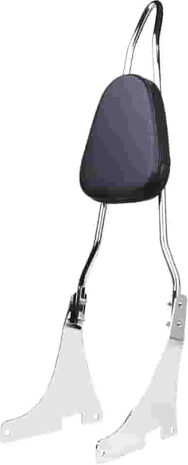 Assento traseiro cromado para motocicleta, encosto cromado, Sissy bar, descanso traseiro compatível com Harley-Davidson Sportster Bobber Like XL1200 XL883 XL 1200 883 Setenty Two Custom Iron Low