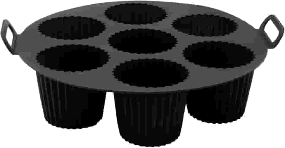 FORMA PARA 7 MINI BOLOS DE SILICONE PARA AIR FRYER 20CM