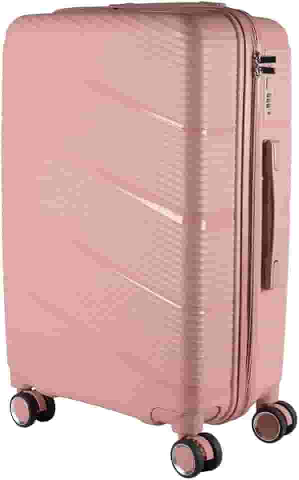 Mala de Viagem Media 23kg em Polipropileno 4 rodas 360 - AeroMalas Dublin (Rose)