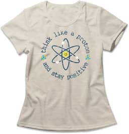 Camiseta Feminina Think Like A Proton