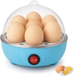 Cozedor de Ovos Elétrico 220V de Cozinha a Vapor (Azul)