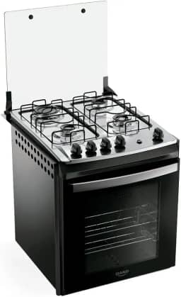 Fogão 4 Bocas Embutir Dako Supreme Mesa de Inox Preto Bivolt