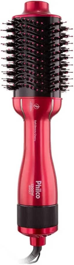 Escova Secadora Philco PEC13 4 em 1 Soft Beauty Cherry Bivolt