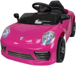 Zippy Toys Carro Elétrico Compact com Controle Remoto 6V, Rosa
