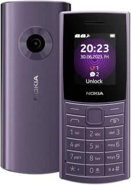 Rádio celular Nokia 110 4g Dual Chip Fm Bluetooth Lanterna Roxo