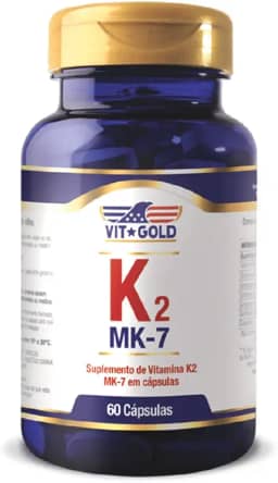 Vitamina K2 MK-7 100mcg Vitgold 60 cápsulas