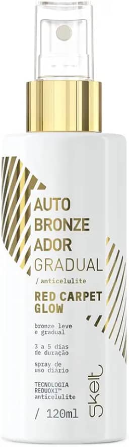 Skelt Autobronzeador Gradual Anticelulite 120ml | Promove um Belo Bronzeamento, Capza de Reduzir a Celulite, Duração de 3 a 5 Dias | Todos os Tipos de Pele