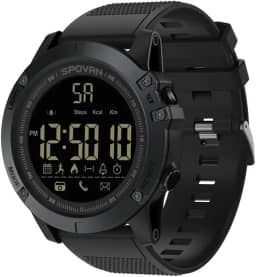 Andoer Relógio esportivo digital inteligente externo para homens com pedômetro. Relógio de pulso para iOS e Android 50M à prova d'água