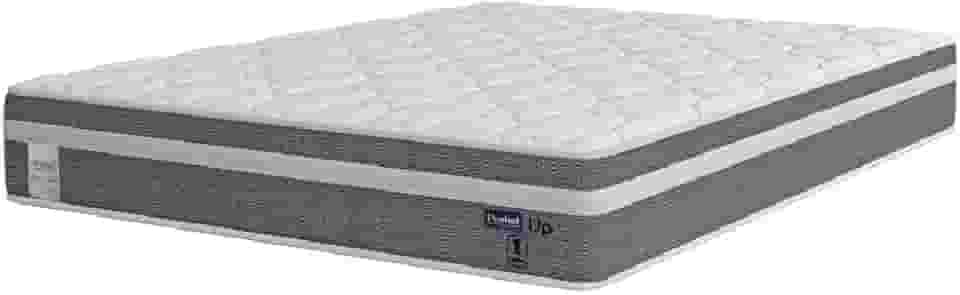 Colchão Casal Molas Ensacadas Up 138x188x26cm Cinza/Branco Probel - Suporta até 110kg por Pessoa