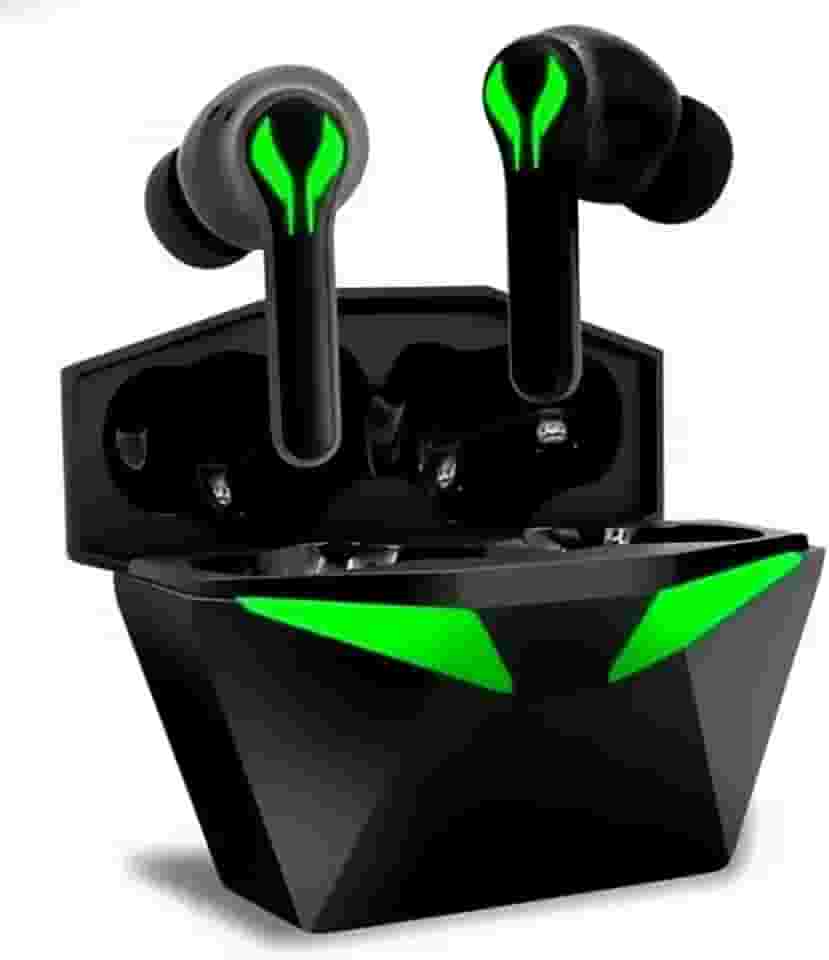 Fone de Ouvido TWS Gamer, Bluetooth Sem Fio, com Microfone, 8 Horas de Bateria, para Esportes, Baixa Latência, Longa Duração