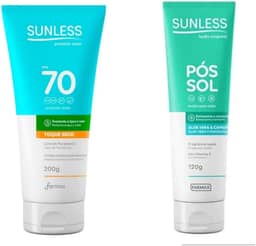 Kit Sunless FPS70 200g + Pós-Sol Aloe e Camomila 120ml