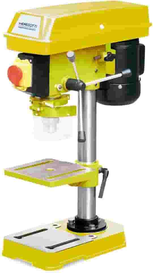 Furadeira de Bancada Menegotti MFB13 350W 220V| 13mm (1/2") | 5 Velocidades 740–3140 RPM | Curso 5 cm | Monofásica 220V | Mesa 16x16 cm