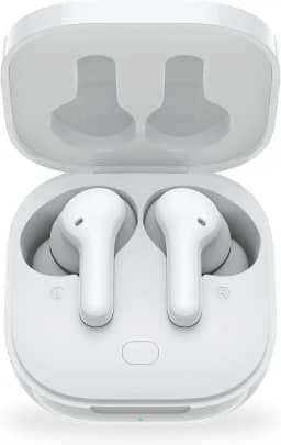 Qcy Fone De Ouvido Sem Fio T13 TWS Bluetooth 5.1 Com 4 Microfones Controle De Toque IPX5 À Prova d'Água 40 Horas De Tempo De Reprodução, Branco